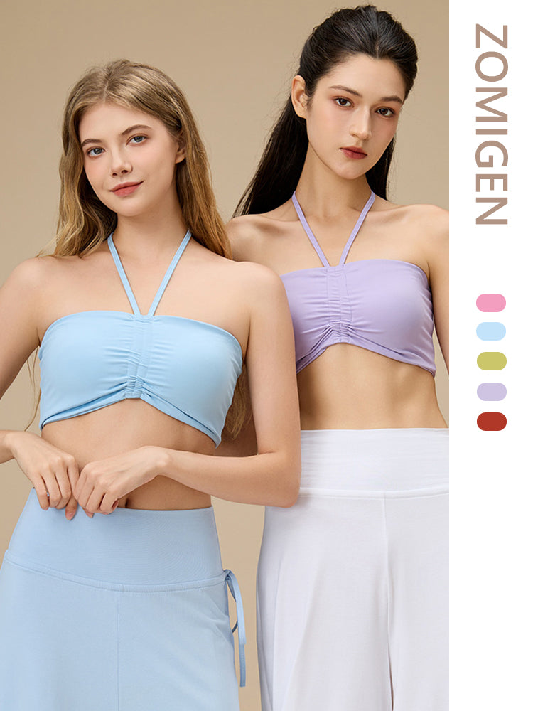 よっちん610 ZOMIGEN｜寄せるスポーツブラ ホルターネックヨガブラ – ZOMIGEN(ゾミゲン)